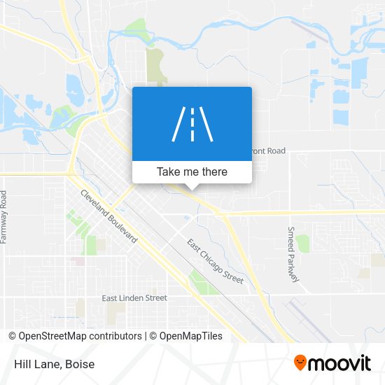 Mapa de Hill Lane