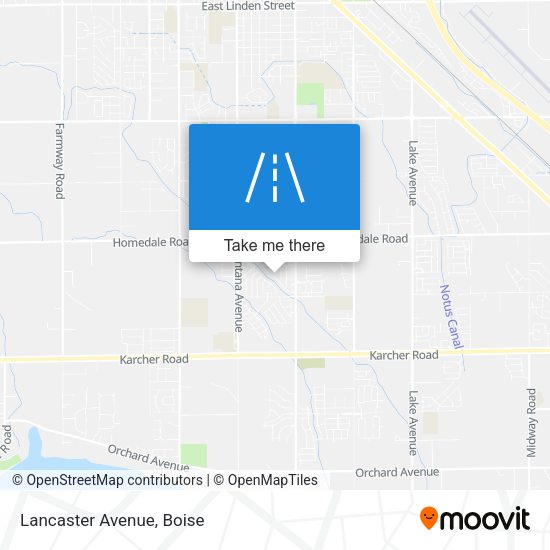 Lancaster Avenue map