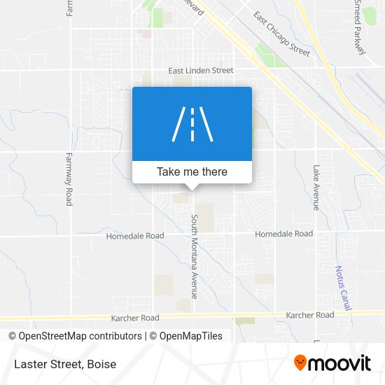 Mapa de Laster Street