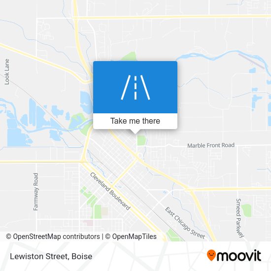 Mapa de Lewiston Street