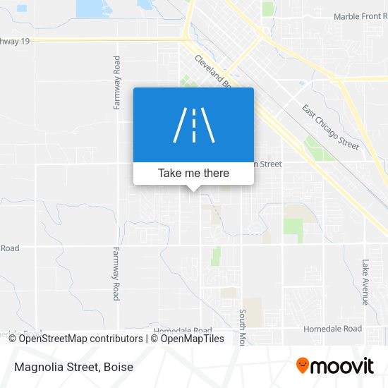 Mapa de Magnolia Street