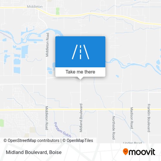 Midland Boulevard map