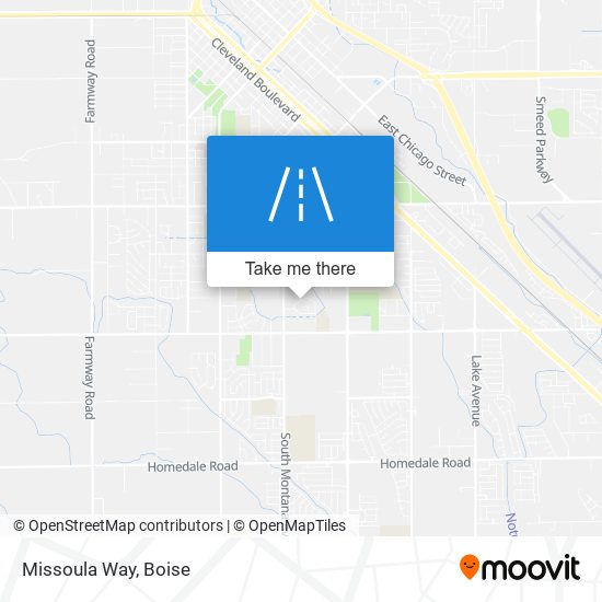 Missoula Way map