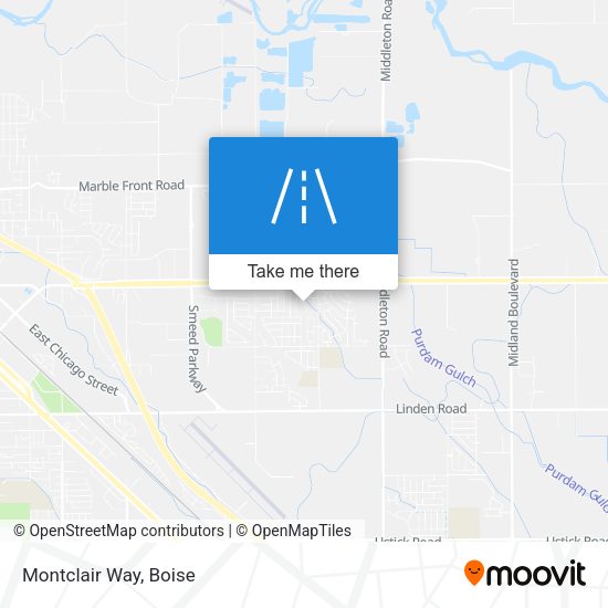 Mapa de Montclair Way