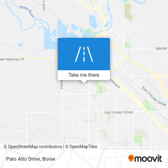 Mapa de Palo Alto Drive