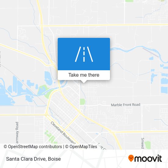 Santa Clara Drive map