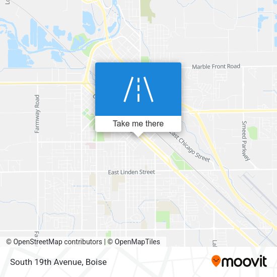 Mapa de South 19th Avenue