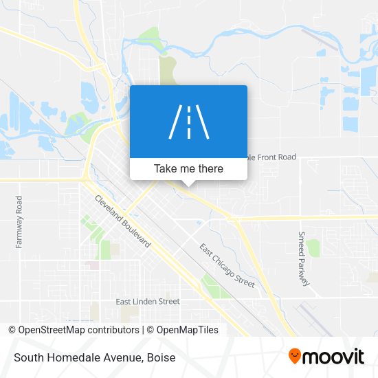 South Homedale Avenue map