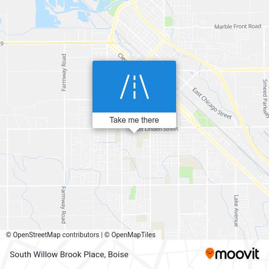 South Willow Brook Place map