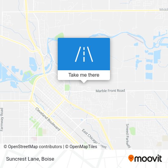 Suncrest Lane map