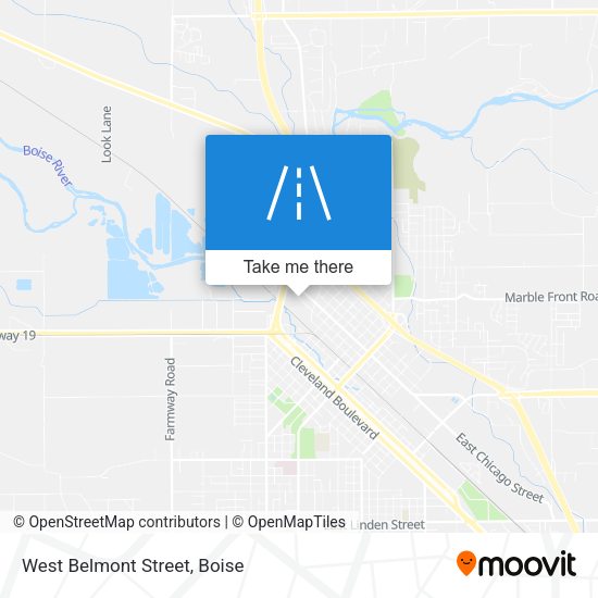 Mapa de West Belmont Street