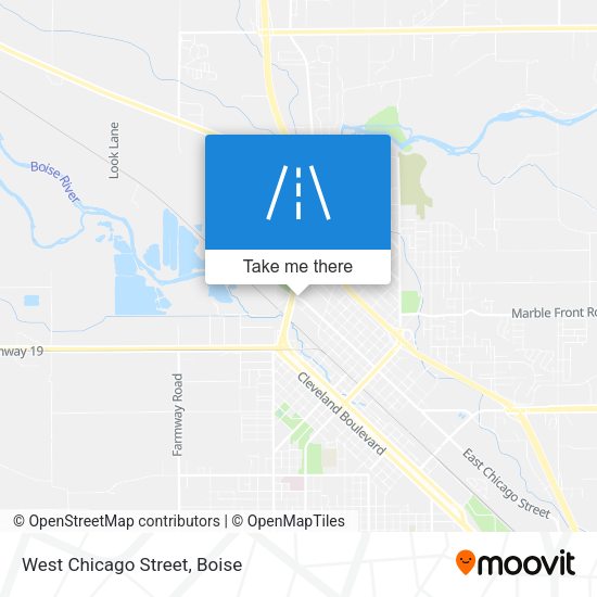 West Chicago Street map