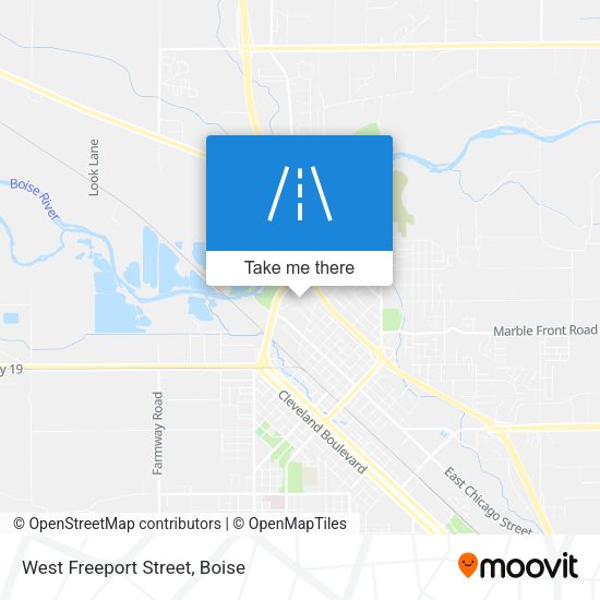 Mapa de West Freeport Street