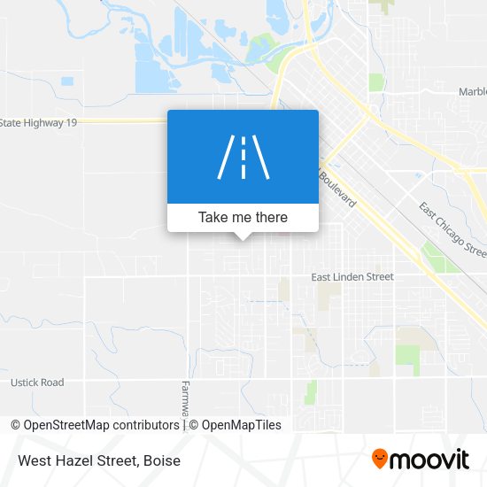 Mapa de West Hazel Street