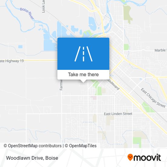 Mapa de Woodlawn Drive