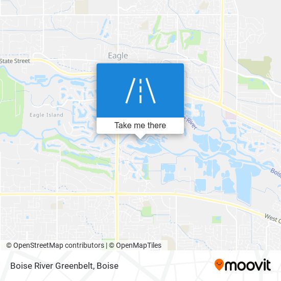Mapa de Boise River Greenbelt
