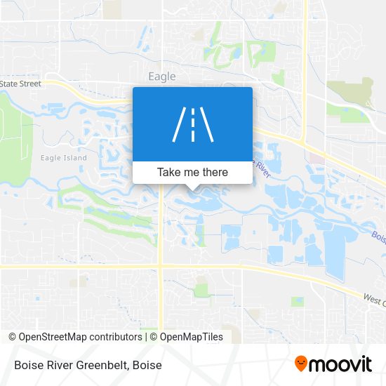 Boise River Greenbelt map