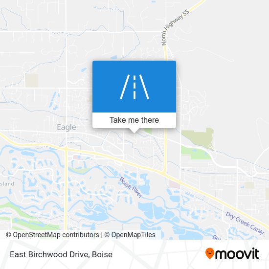 Mapa de East Birchwood Drive