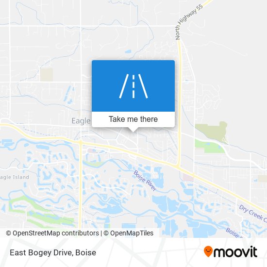 Mapa de East Bogey Drive
