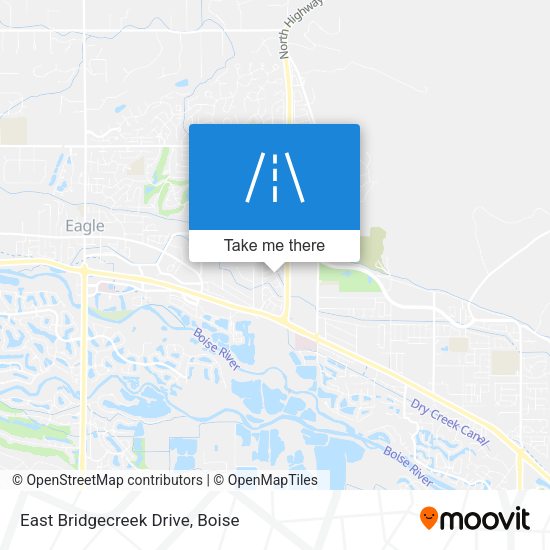 Mapa de East Bridgecreek Drive