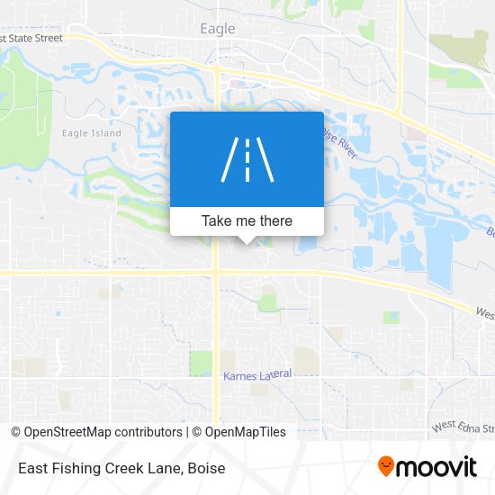 East Fishing Creek Lane map