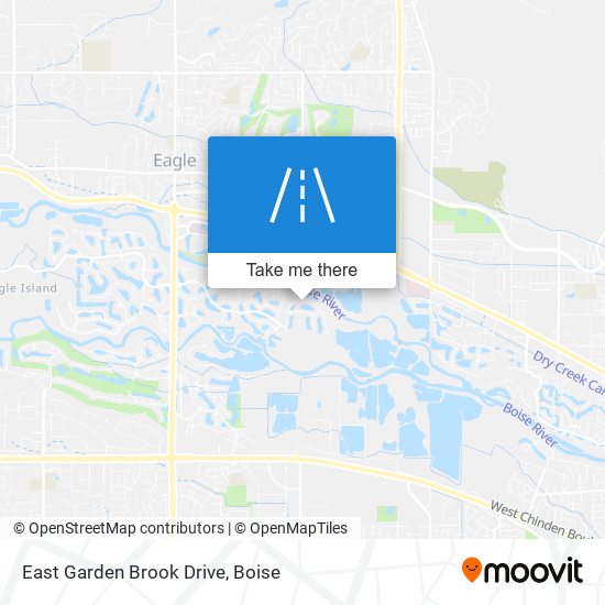 Mapa de East Garden Brook Drive