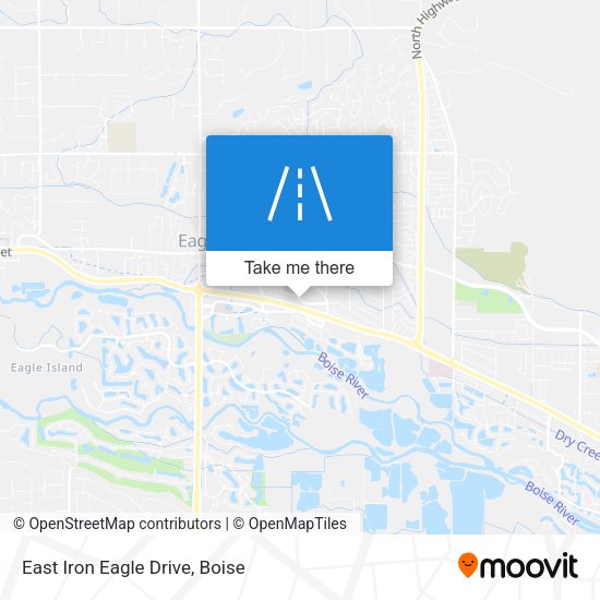 Mapa de East Iron Eagle Drive