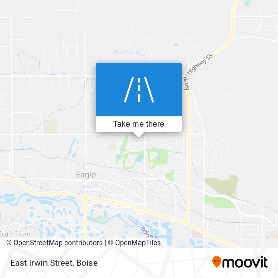 Mapa de East Irwin Street