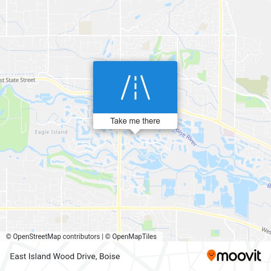 East Island Wood Drive map