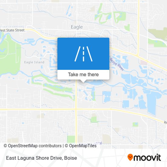 East Laguna Shore Drive map