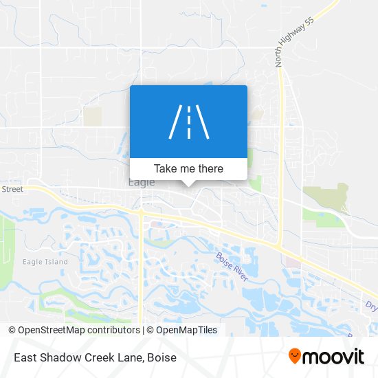 Mapa de East Shadow Creek Lane