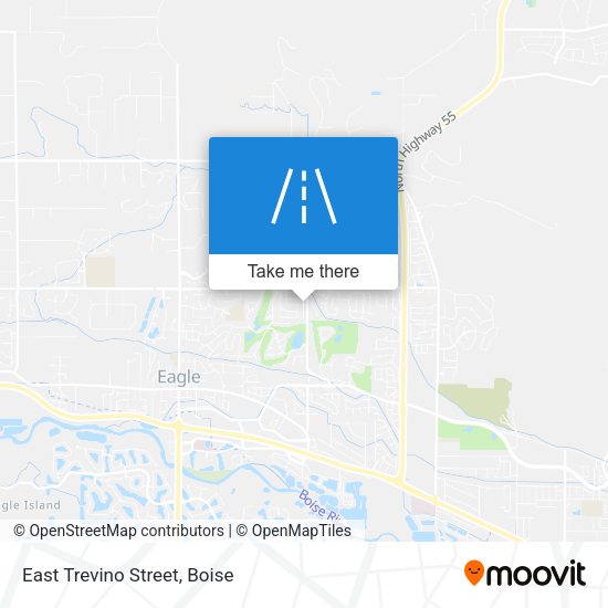 East Trevino Street map