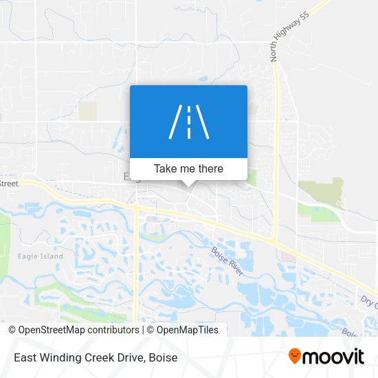 East Winding Creek Drive map