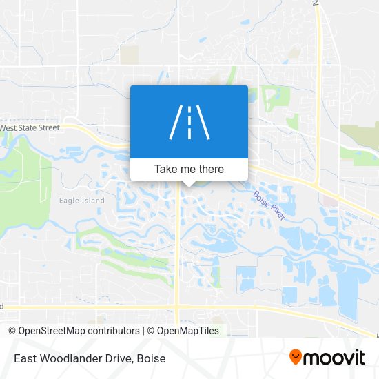 Mapa de East Woodlander Drive