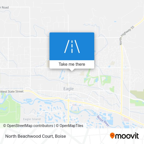 North Beachwood Court map