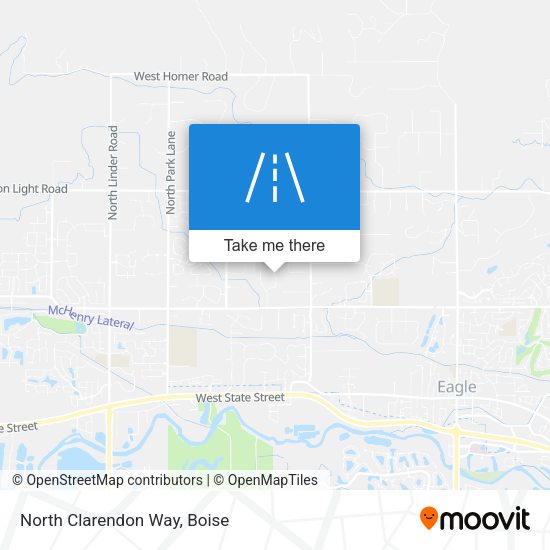 North Clarendon Way map