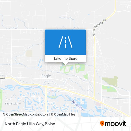 North Eagle Hills Way map