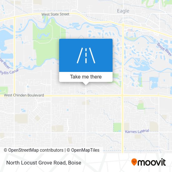 North Locust Grove Road map