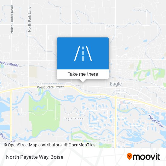 North Payette Way map