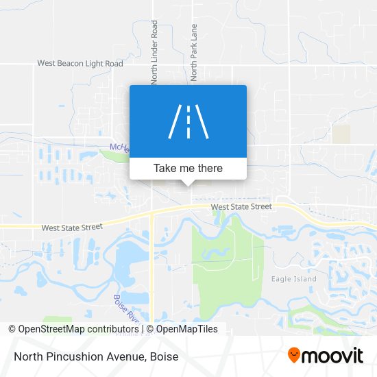 Mapa de North Pincushion Avenue