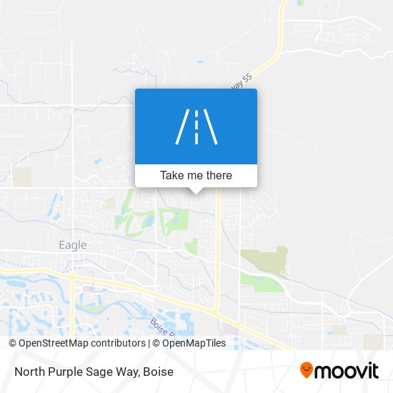 North Purple Sage Way map