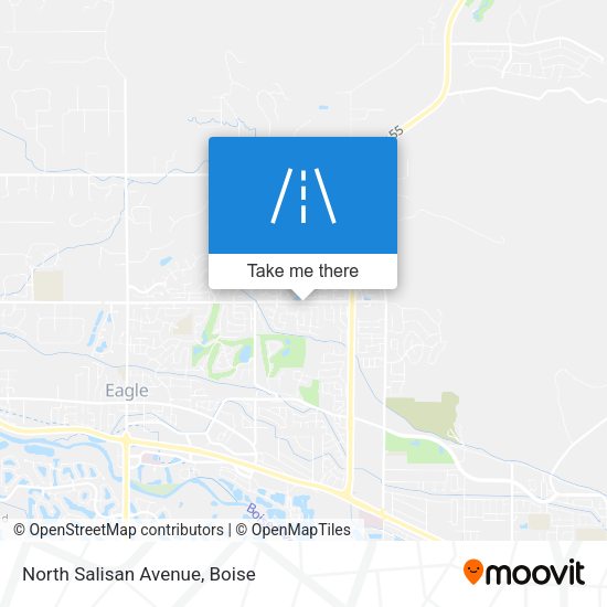 Mapa de North Salisan Avenue