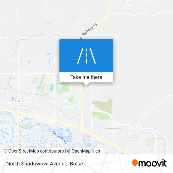 North Shadowowl Avenue map
