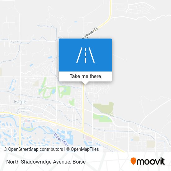 North Shadowridge Avenue map