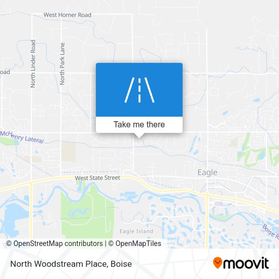 Mapa de North Woodstream Place