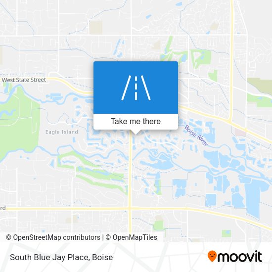 Mapa de South Blue Jay Place