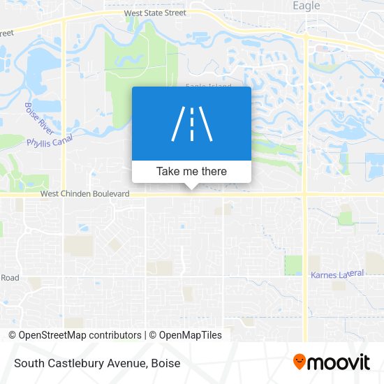 Mapa de South Castlebury Avenue