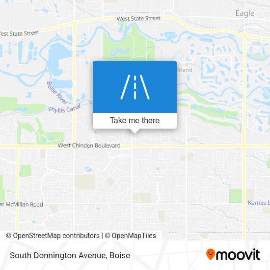 South Donnington Avenue map