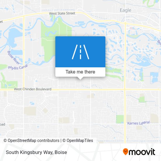 South Kingsbury Way map