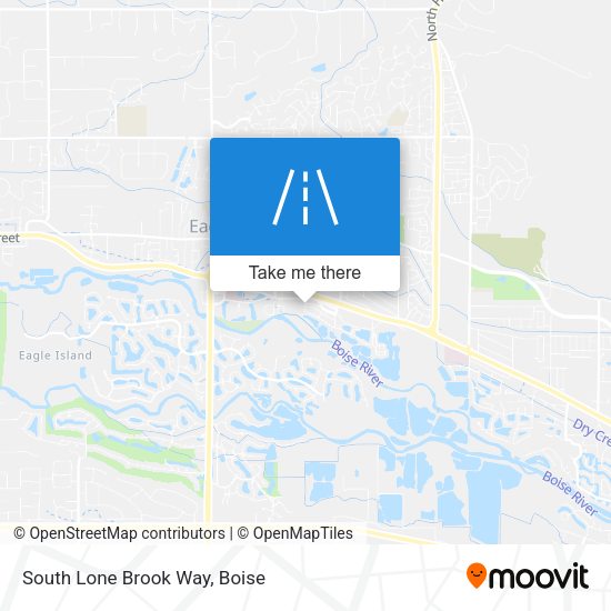 South Lone Brook Way map